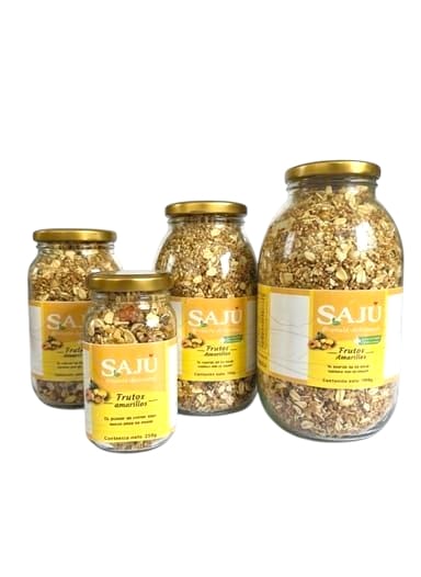 Granola Artesanal de Frutos Amarillos – SAJU 🍑🍍🥭