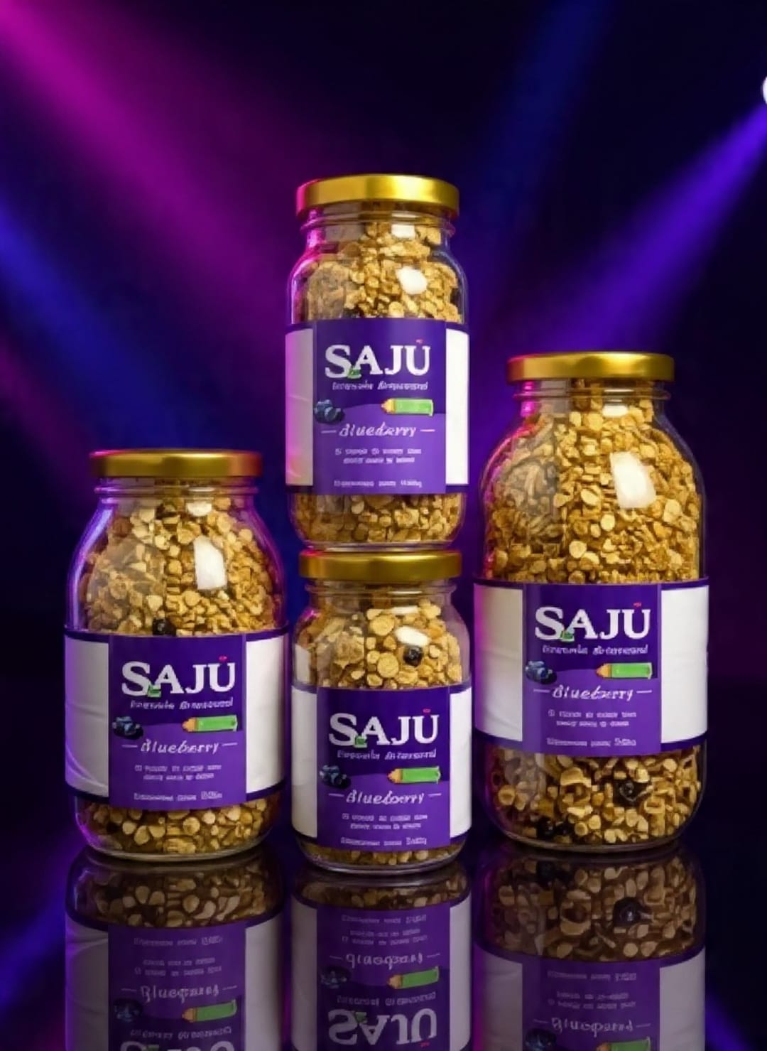 Granola Artesanal de Arándanos – SAJU 🍓💜