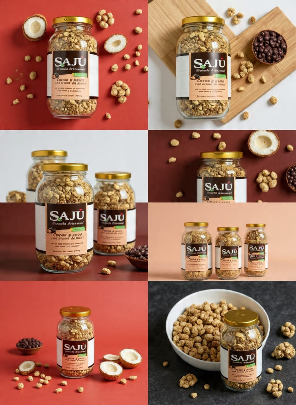 Granola Artesanal de Cacao y Coco – SAJU 🥥🍫