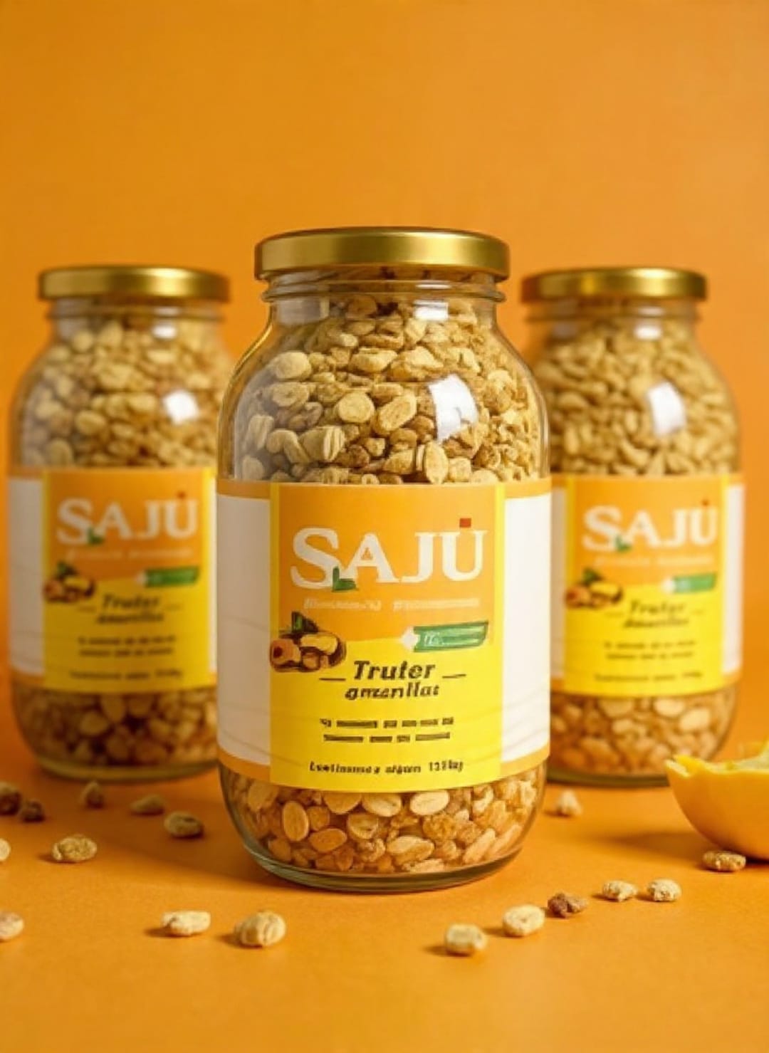 Granola Artesanal de Frutos Amarillos – SAJU 🍑🍍🥭
