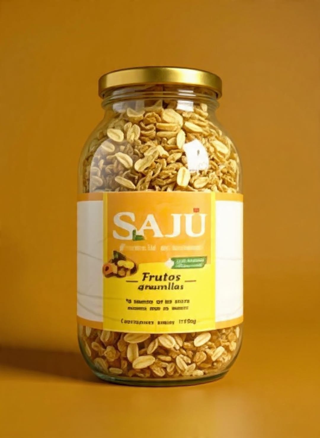 Granola Artesanal de Frutos Amarillos – SAJU 🍑🍍🥭
