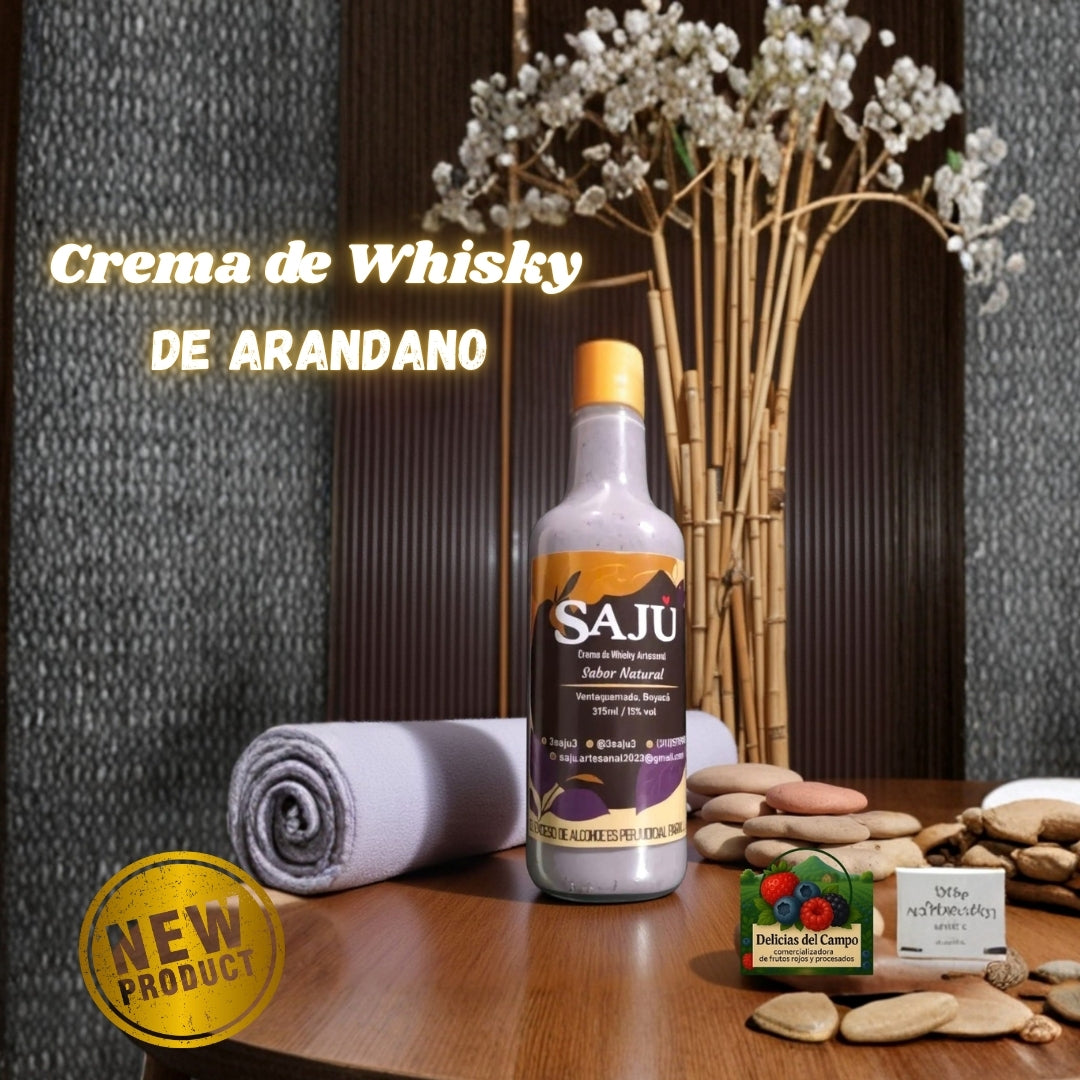Crema de Whisky de Arándano SAJŪ 💜